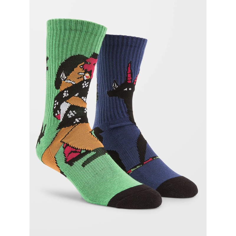Calcetines Volcom Bob Mollema Sock (Pack 4 calcetines)
