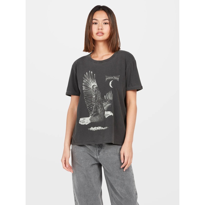 Camiseta Chica Volcom Truly Ringer Tee Black