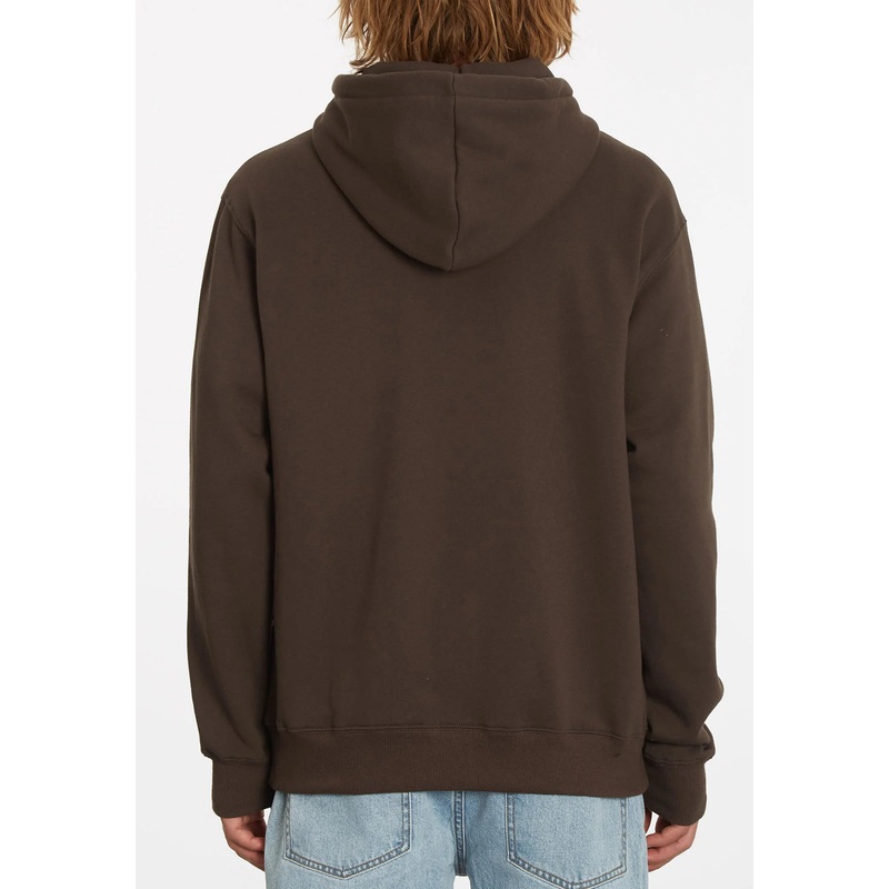 Sudadera Volcom Single Stone Zip Fleece Dark Brown