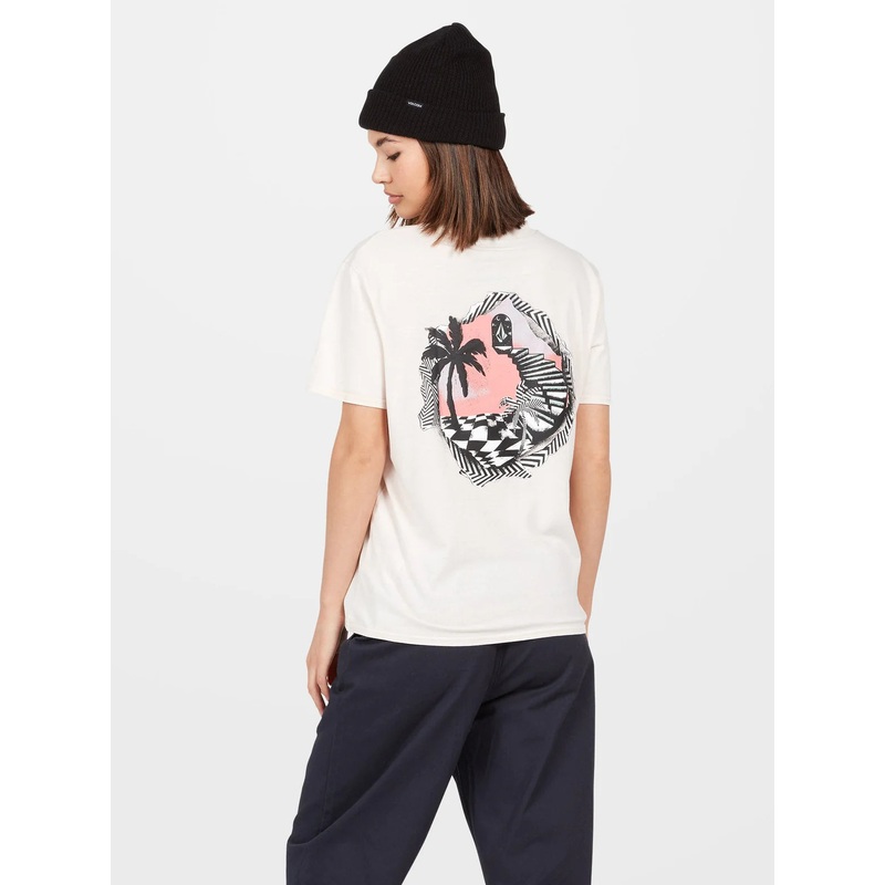 Camiseta Chica Volcom Lock It Up Tee Ash