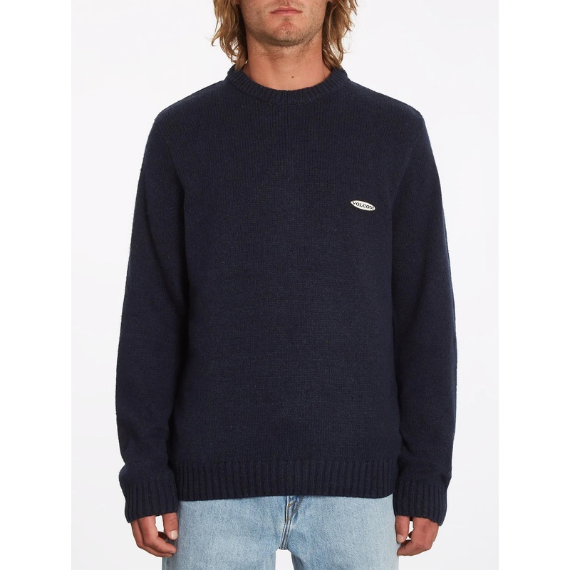 Jersey Volcom Edmonder Sweater Navy