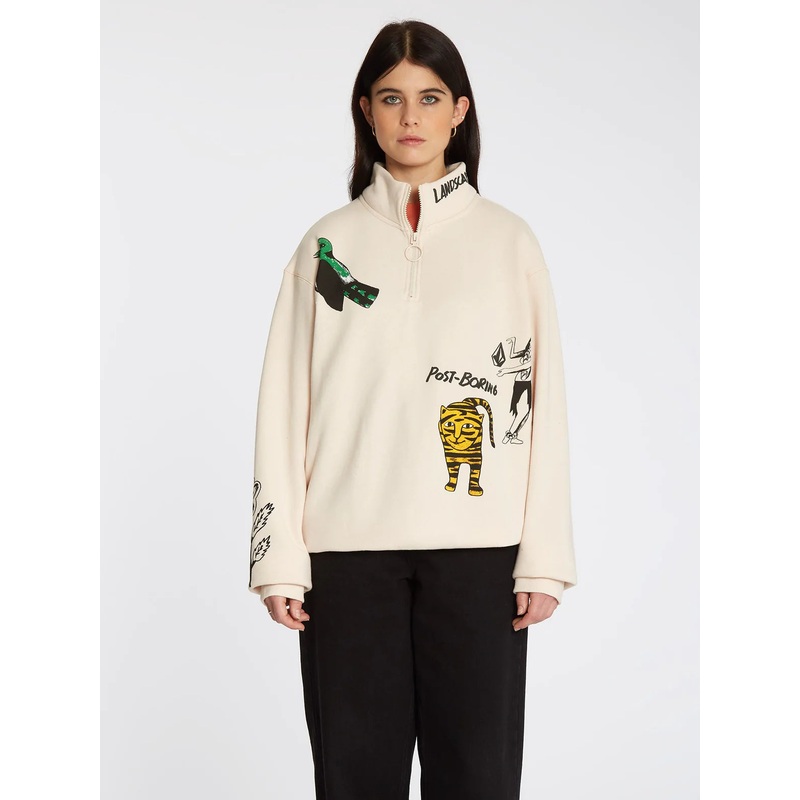 Sudadera Chica Volcom Bob Mollema Sand