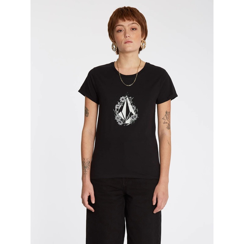 Camiseta Chica Volcom Radical Daze Tee Black