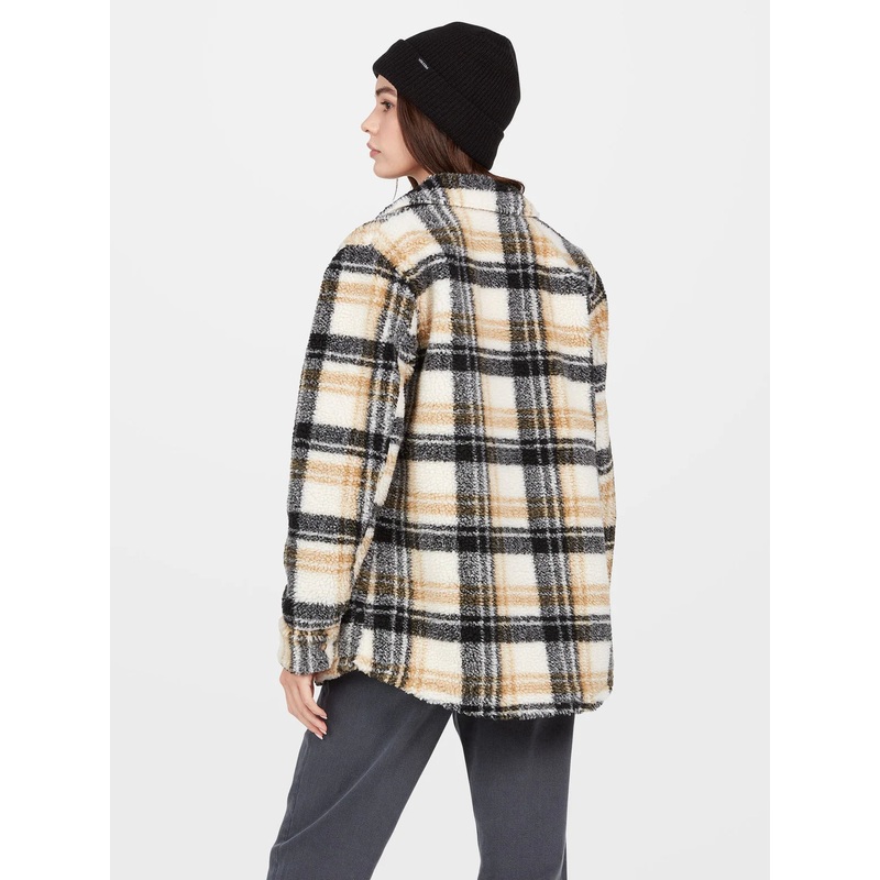 Chaqueta Chica Volcom Silent Sherpa Jacket – Hazelnut