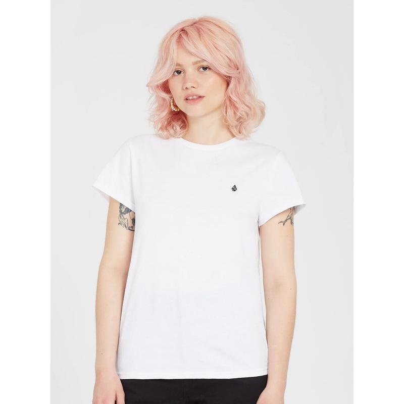 Camiseta Chica Volcom Stone Blanks Tee White