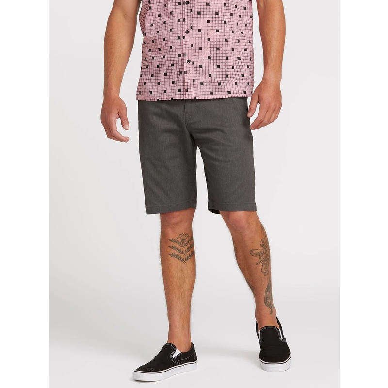 Volcom Frickin Modern Stretch Shorts 19 Charcoal
