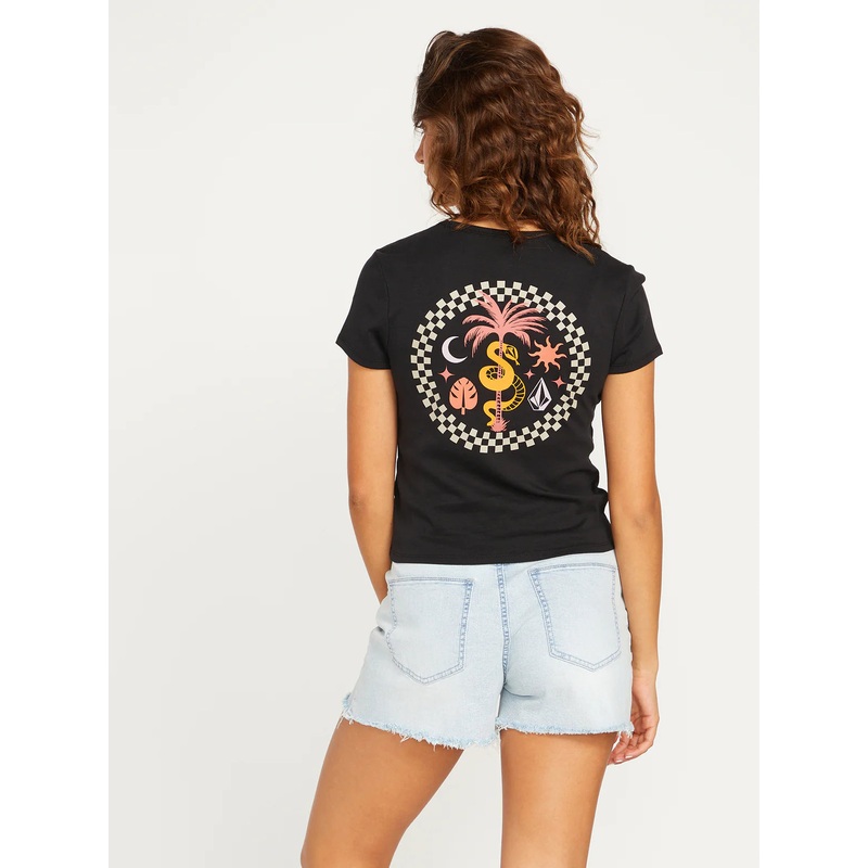 Camiseta Chica Volcom Have a Clue Tee Black