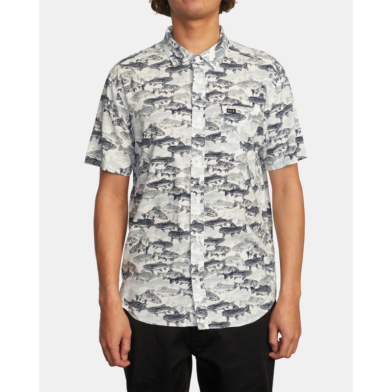 Camisa Rvca Ben Horton Fish Camo