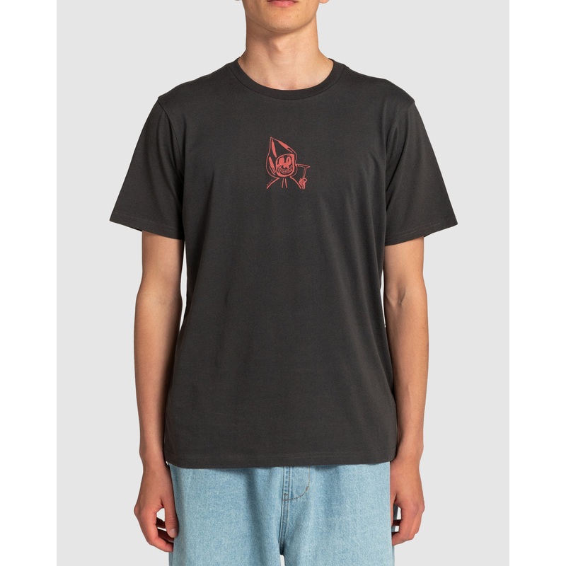 Camiseta Rvca Dmote Guy SS Pirate Black