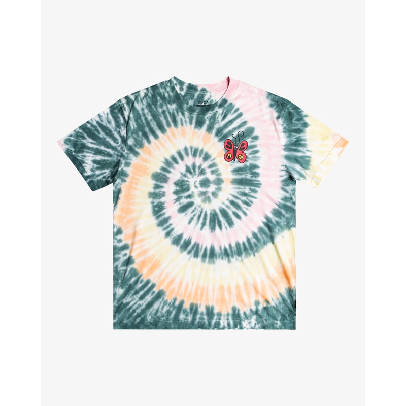 Camiseta Rvca Natural Rainbow Tie&Dye