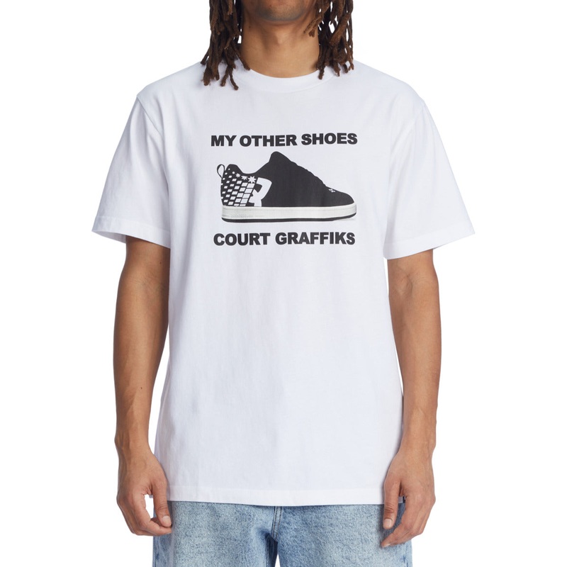 Camiseta DC Shoes Bronze Court White