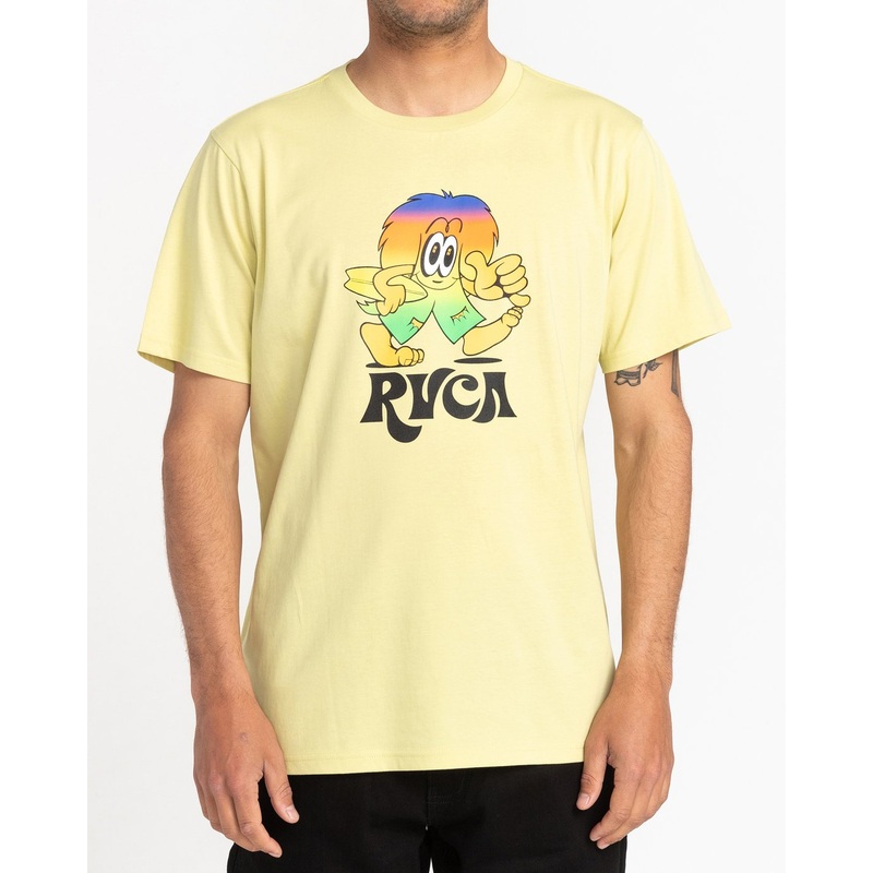 Camiseta Rvca Cousin Celery|Yellow|M