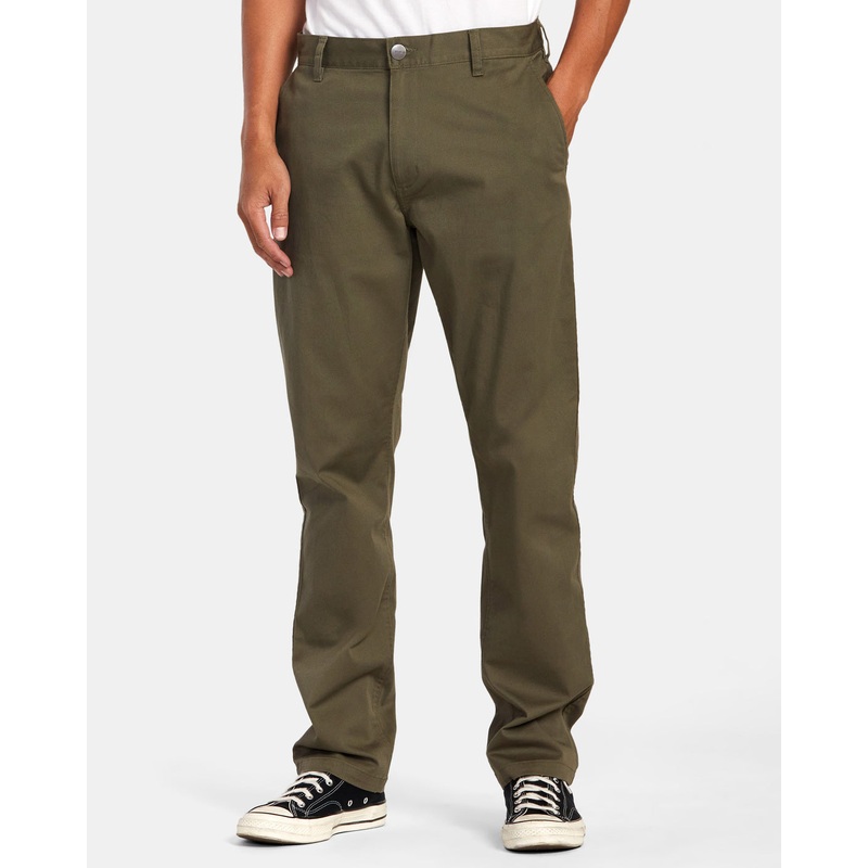 Pantalones Rvca The weekend Stretch Olive