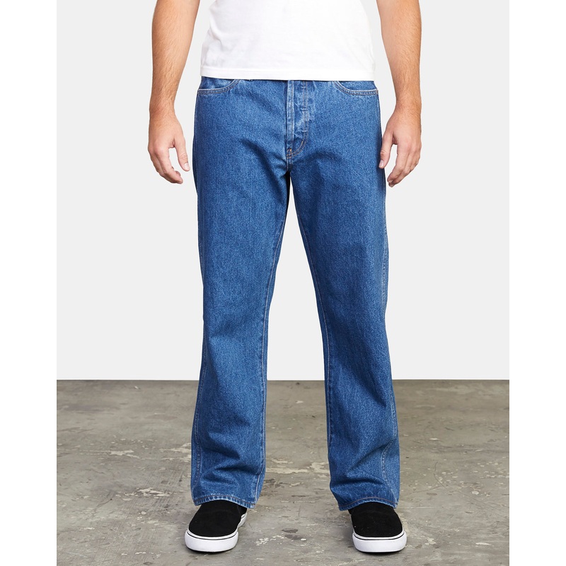 Vaqueros Rvca Americana Denim Blue Collar