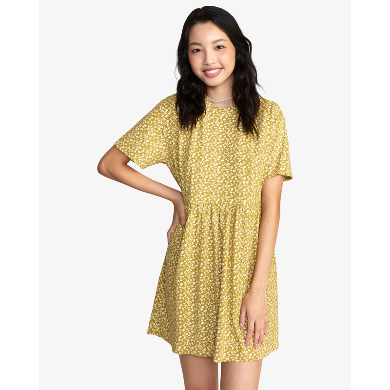 Vestido Rvca City Vibes Bronze