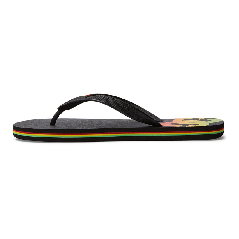 Chanclas DC Shoes Spray Rasta|Black|40.5|42|43