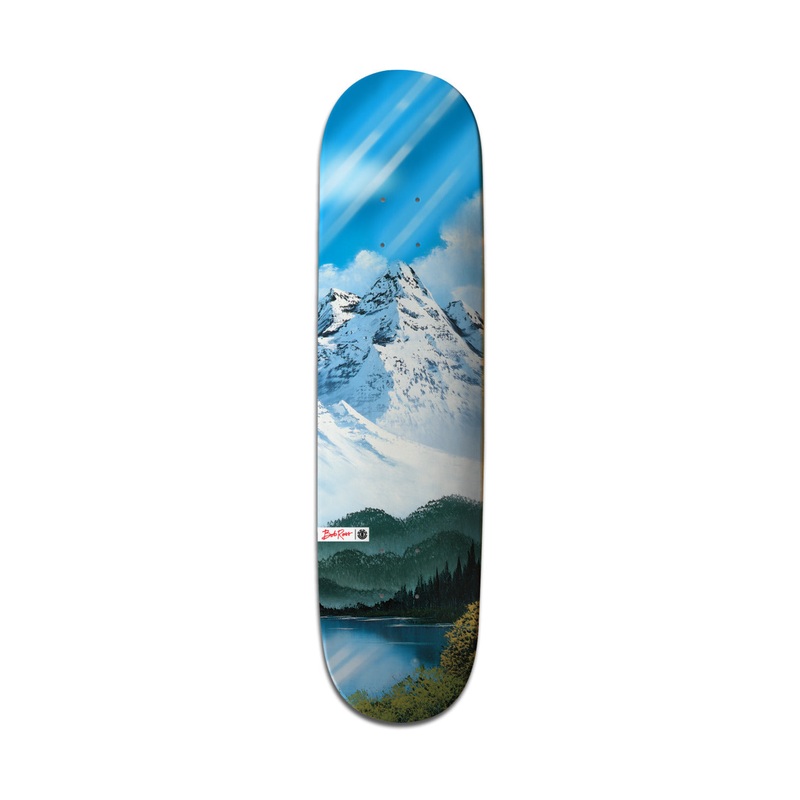 Tabla de skate Element x Bob Ross 8.5 Good Day To Be Alive