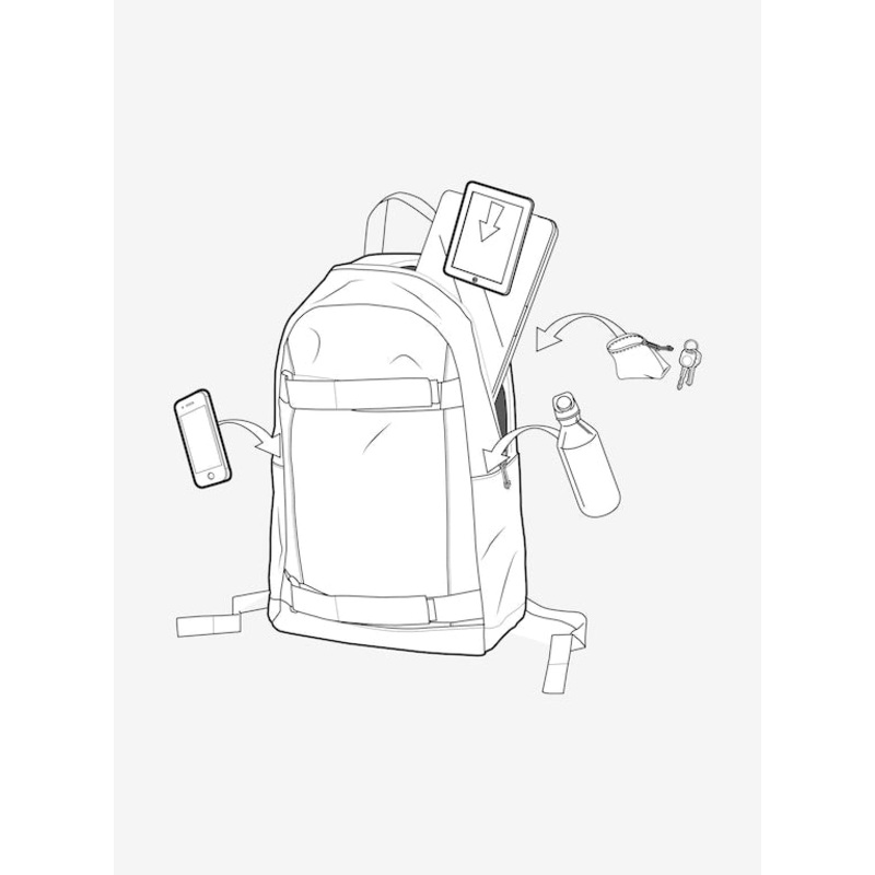 Mochila Burton Emphasis 2.0 26L Backpack True Black