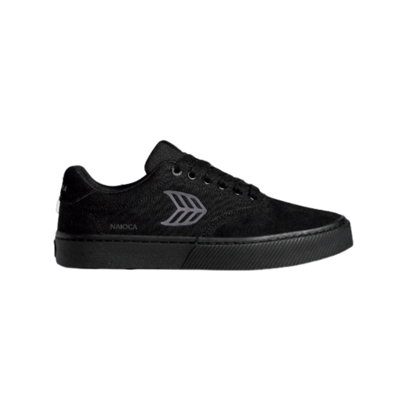 Cariuma Naioca Pro Skate All Black Suede and Canvas