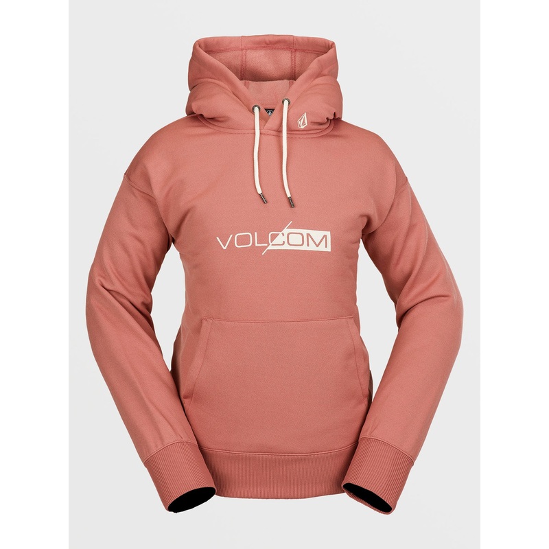 Sudadera Tecnica Chica Volcom Core Hydro Hoodie | Earth Pink