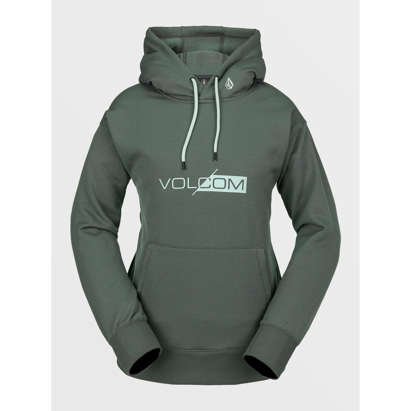 Sudadera Tecnica Chica Volcom Core Hydro Hoodie | Eucalyptus