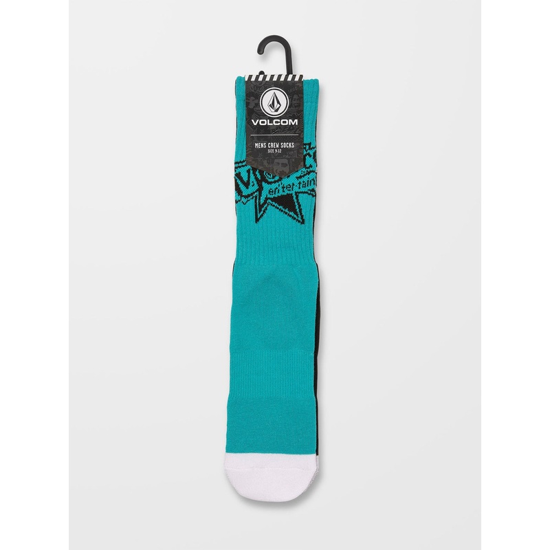 Calcetin Volcom V Ent Sock Premium Temple Teal