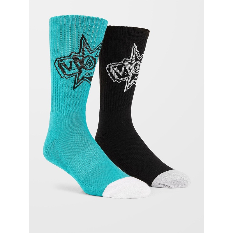 Calcetin Volcom V Ent Sock Premium Temple Teal