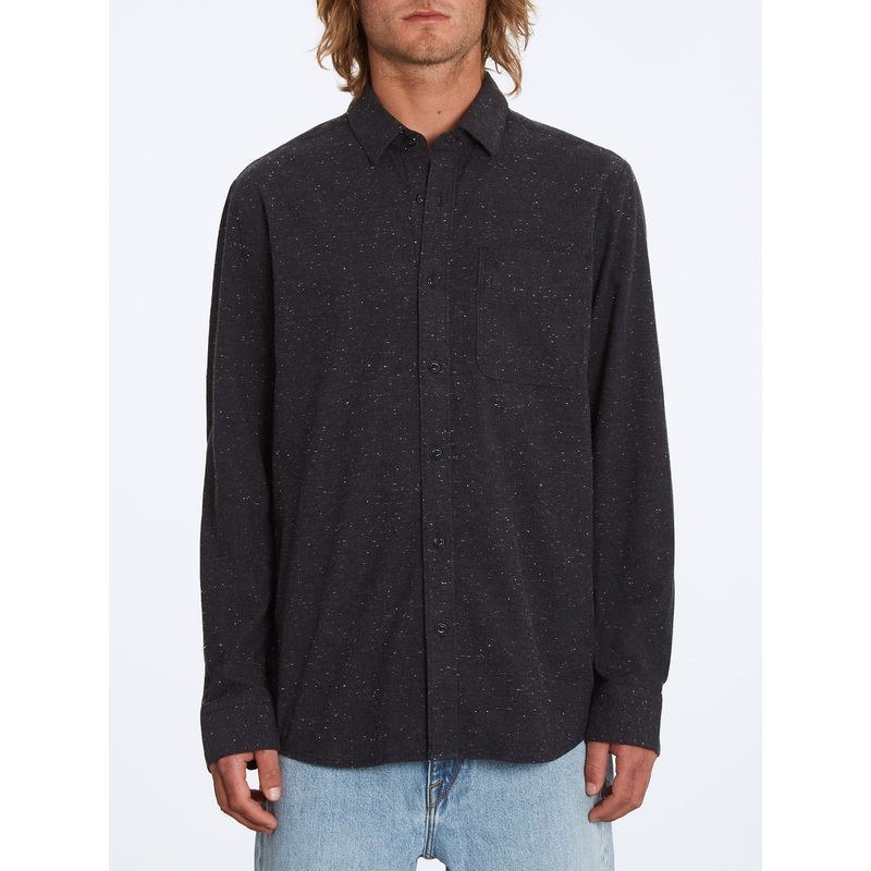 Camisa Volcom Date Knight Ls Black