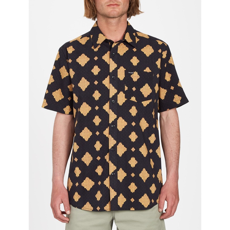Camisa Volcom Grit Mandala New Black