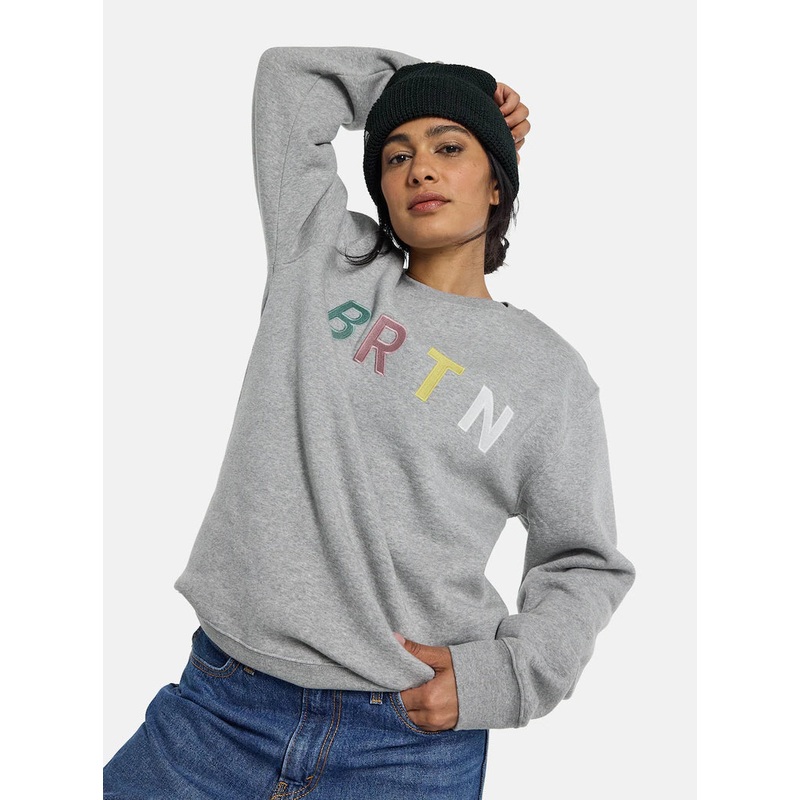 Sudadera Burton BRTN Crewneck Sweatshirt Gray Heather Multi