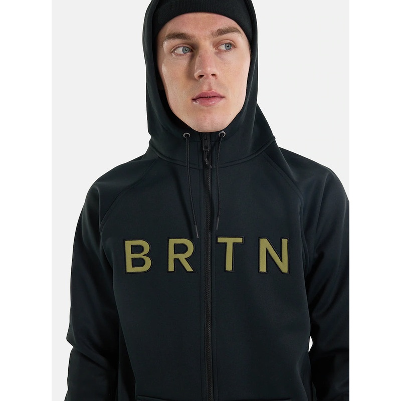Sudadera Burton Crown Weatherproof Full-Zip Fleece True Black