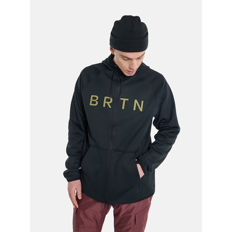 Sudadera Burton Crown Weatherproof Full-Zip Fleece True Black