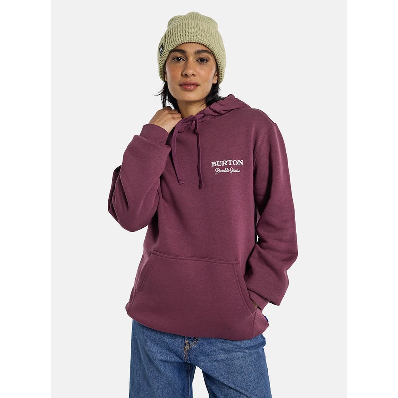 Sudadera Burton Durable Goods Pullover Hoodie Almandine