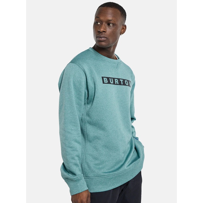 Sudadera Burton Oak Pullover Crewneck Rock Lichen Heather