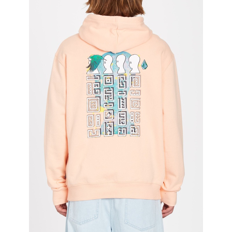 Sudadera con capucha Volcom Ed Merlin Murray Peach Bud