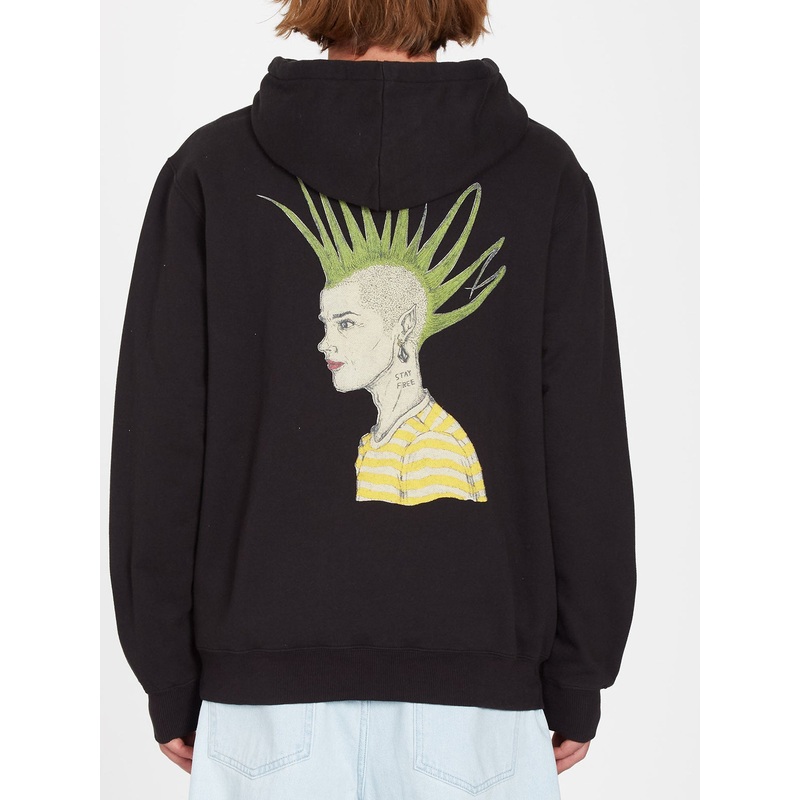 Sudadera con capucha Volcom Justin Hager Black