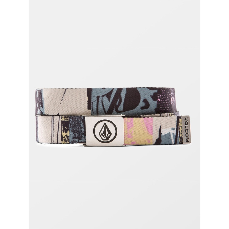 Cinturon Volcom Circle web – Whitecap Grey