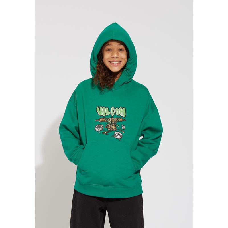 Sudadera con capucha nio Volcom Todd Bratrud Synergy Green