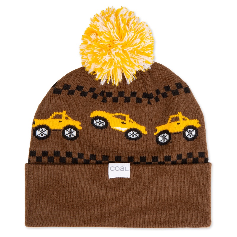 The Toy Bin Kids Pom Beanie|Brown|1 SZ