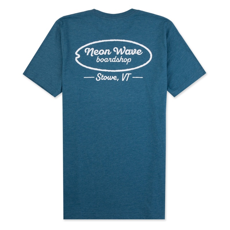 Neon Wave Stowe Boardshop Shop Tee
