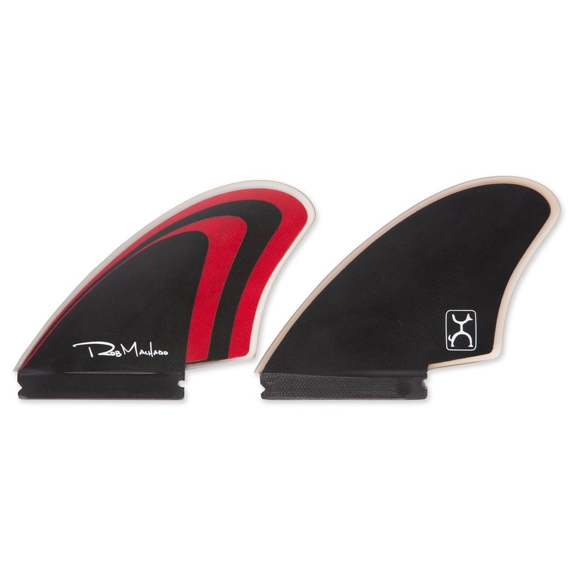 Machado Twin Keel Fin Set|Red|1 SZ