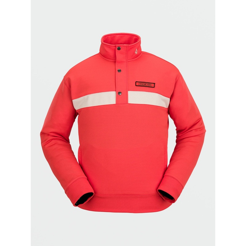 Sudadera Nieve She Crew Fleece – Orange Shock