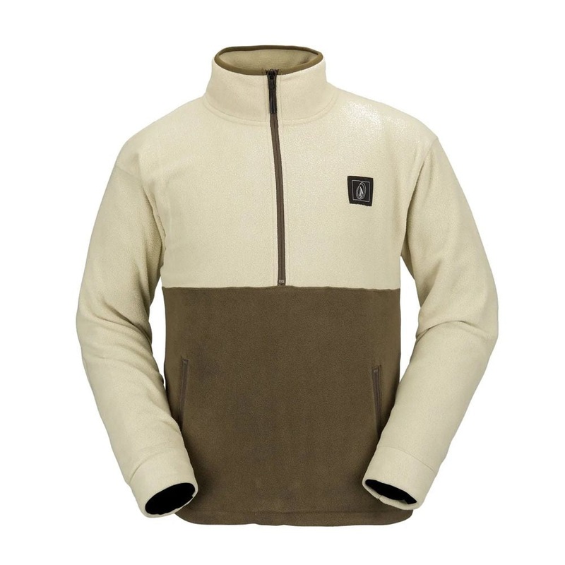 Sudadera Nieve Volcom V-Science Fleece Pullover 1/2 Zip – Off White