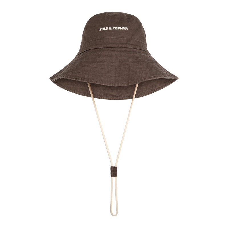 ZZ Logo Bucket Hat|Brown|1 SZ