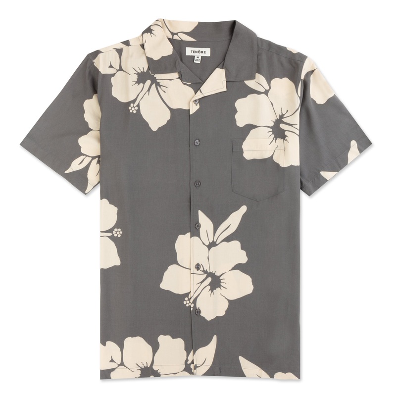 Aloha Shirt|Grey|M|L|XL