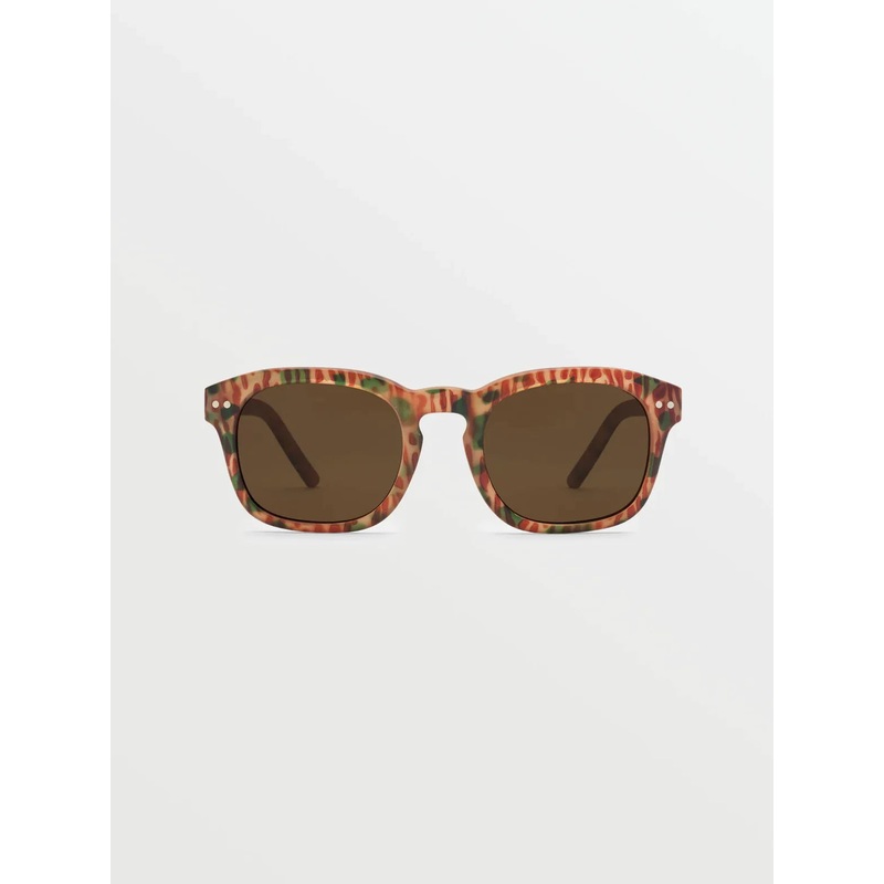 Gafas de sol Volcom Earth Tripper Sunglasses – Matte Geo/Bronze (Mega Orange)