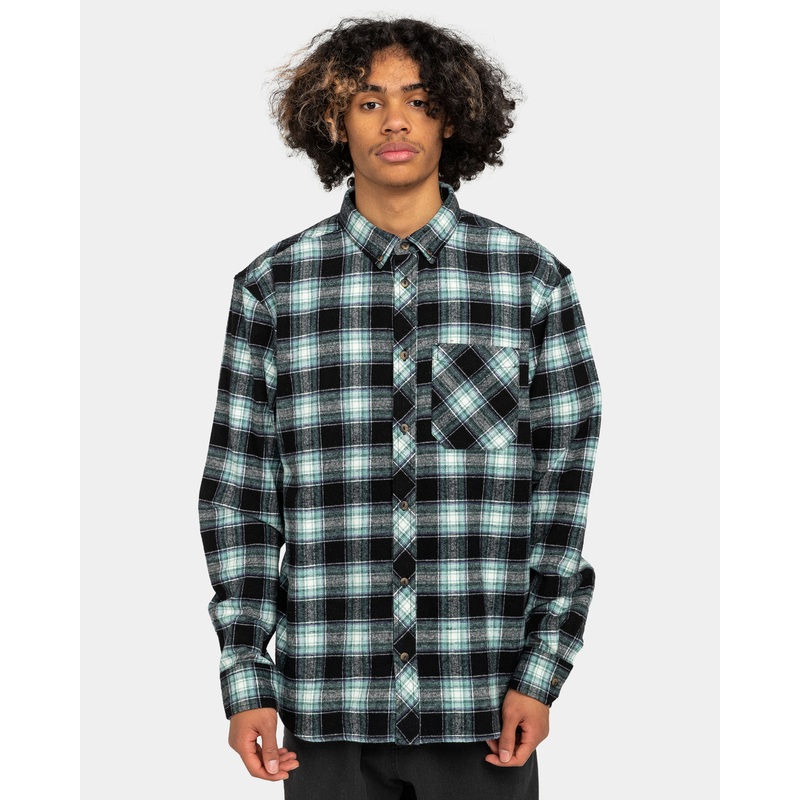 Camisa de franela Element Lumber Classic – Lumber Plaid Black/Mineral