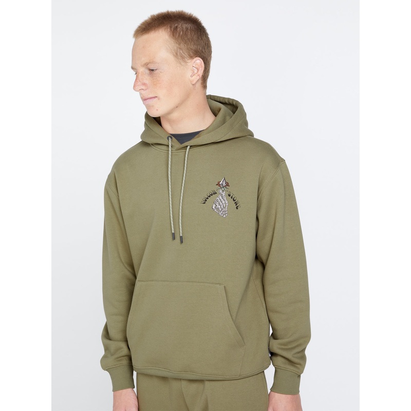 Sudadera con capucha Volcom Earth Tripper – Thyme Green