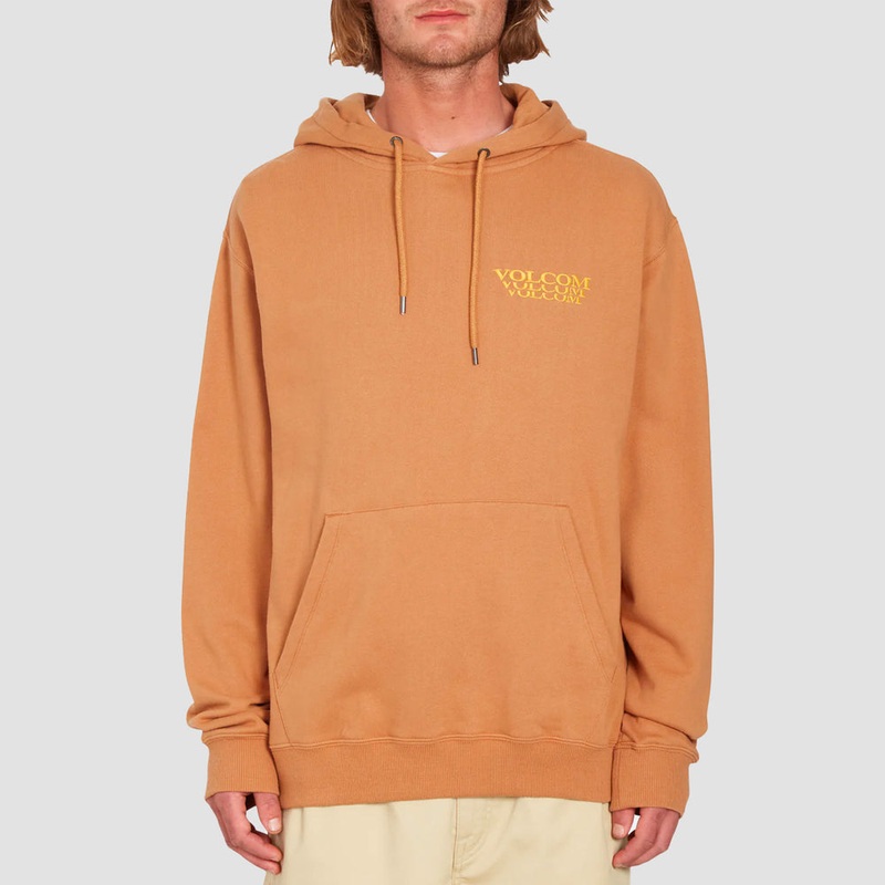 Volcom Sudadera Con Capucha Terry Stoned – Tobacco