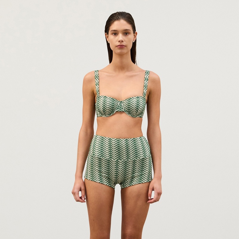 Zig Zag Boy Short|Green|2|4|6|8
